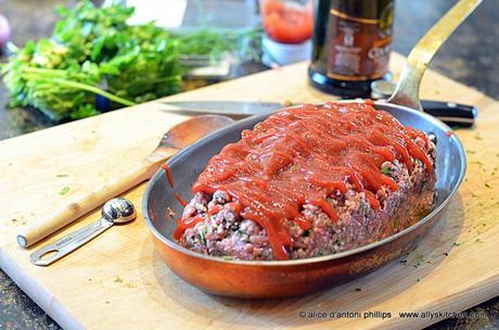 ~italian inspired bison meatloaf~