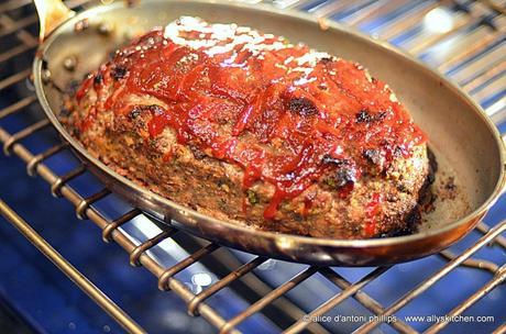 ~italian inspired bison meatloaf~