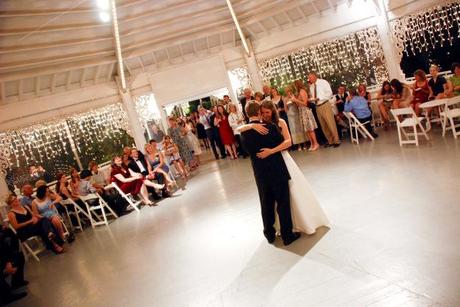 Comfortable flooring in gazebo for dancing