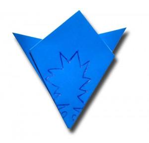 Star Shape from Snowflake Fold