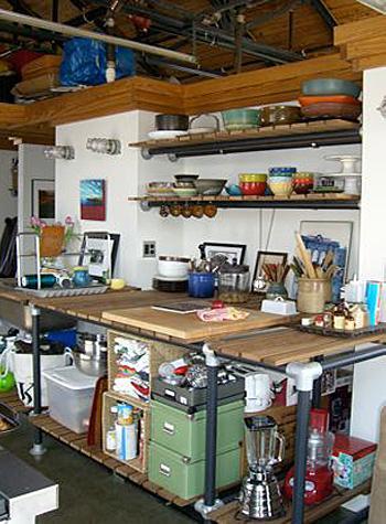 Design Diary: Davis Square Loft With Roof Garden sharon-kitchens-kitchen