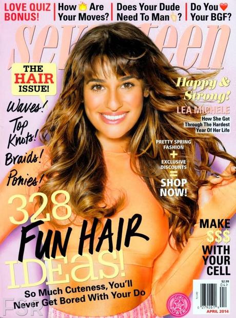 Lea Michele - Seventeen Magazine April 2014