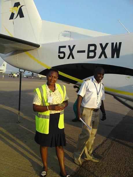 Aerolink staff Entebbe. Entebbe to Kisoro with Aerolink. domestic flights uganda