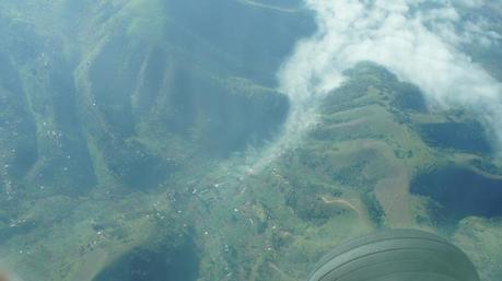 Aerial view. Entebbe to Kisoro with Aerolink