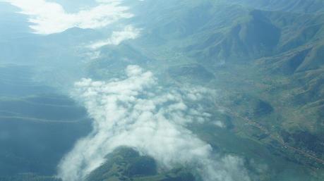 Aerial view. Entebbe to Kisoro with Aerolink