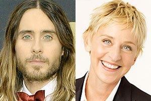Jared Leto, Ellen DeGeneres eyes