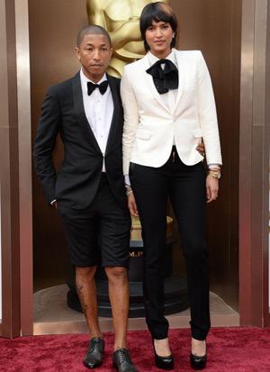 Pharrell Williams Oscars shorts, Helen Lasichanh