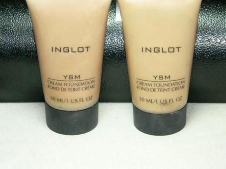 Inglot YSM Cream Foundation Review, Swatches