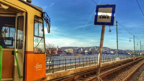 Tram #2, in Budapest, the most scenic tram journey in Europe.
