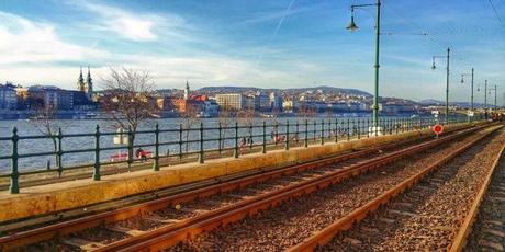 Scenery along Tram line #2 on the Danube