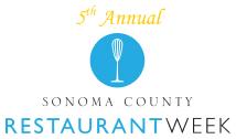 Sonoma County Restaurant Week