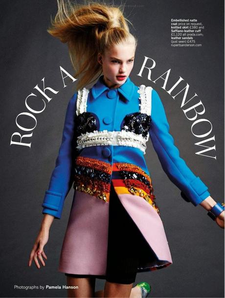 Isabel Scholten - Glamour UK April 2014