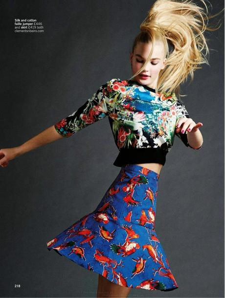 Isabel Scholten - Glamour UK April 2014