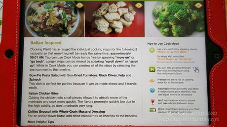 Cooking PlanIt App for iPad