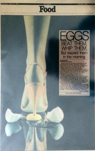 The stiletto shoe, the egg yolk and the most elusive page ever