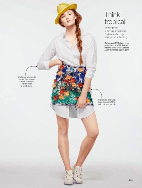 Sophie Turner - Glamour UK April 2014