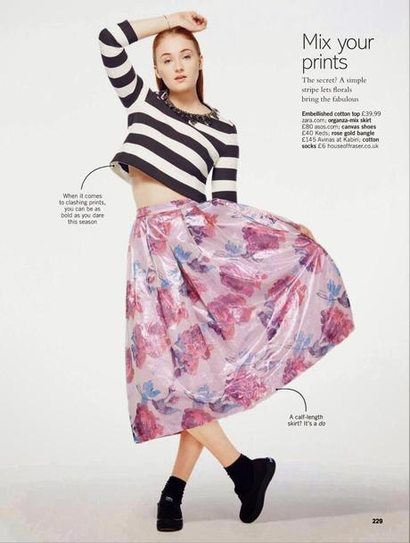 Sophie Turner - Glamour UK April 2014