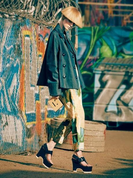 Ellinore Erichsen by James Macari for Grazia France March 2014