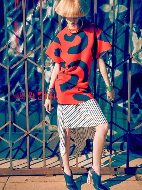 Ellinore Erichsen by James Macari for Grazia France March 2014