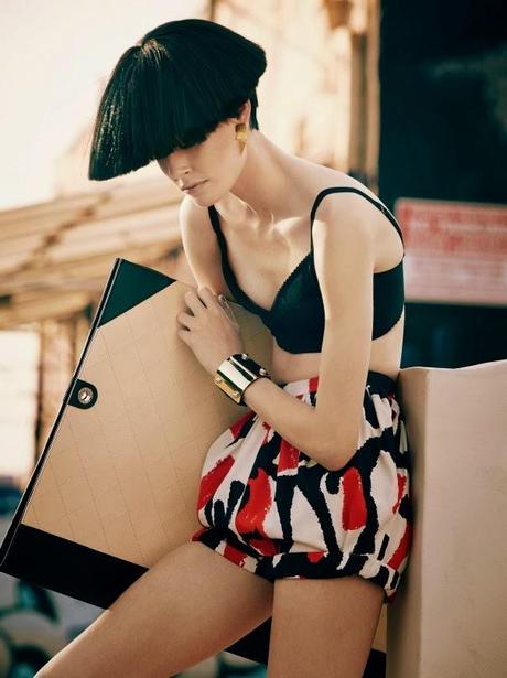 Ellinore Erichsen by James Macari for Grazia France March 2014