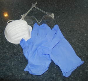 safety gear for soap making