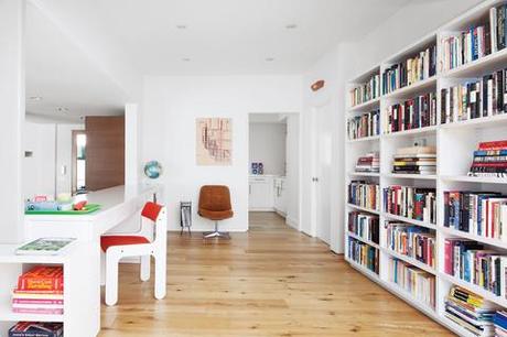 Los Feliz home library.