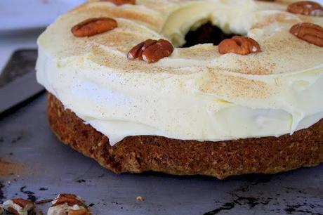 A Birthday Celebration and Carrot Cake with Cream Cheese Frosting