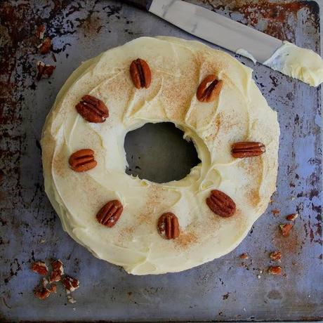 A Birthday Celebration and Carrot Cake with Cream Cheese Frosting