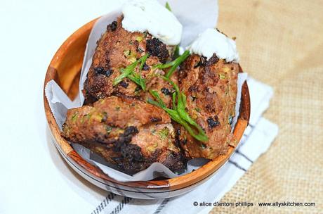 ~turkey & zucchini burgers with green onion & cumin~