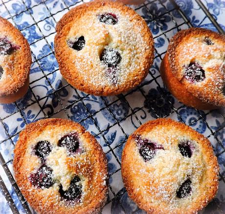 Blueberry, Lime & Coconut Friands
