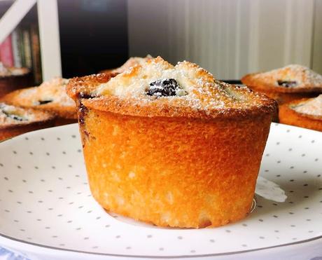Blueberry, Lime & Coconut Friands
