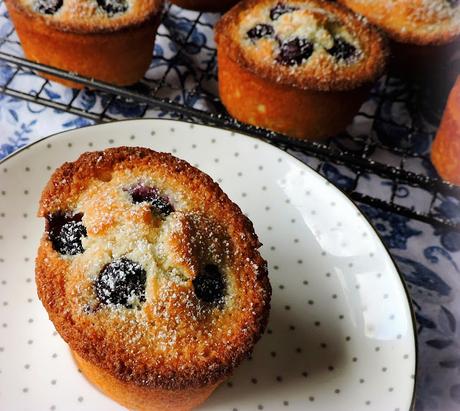Blueberry, Lime & Coconut Friands