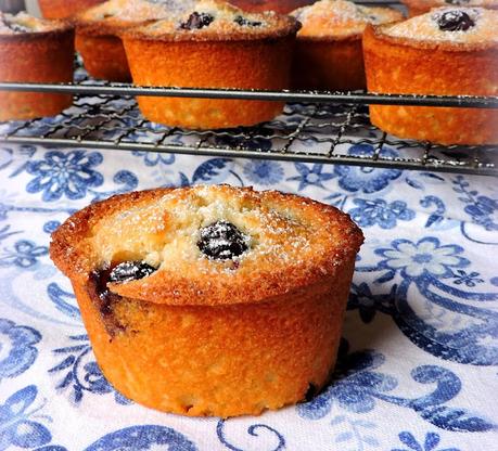 Blueberry, Lime & Coconut Friands