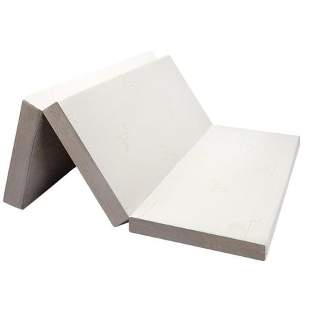 camping sleep solutions milliard tri fold memory foam mattress