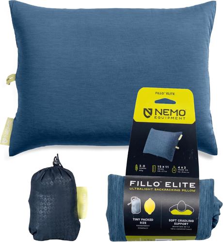 camping pillows nemo fillo elite ultralight backpacking pillow 1