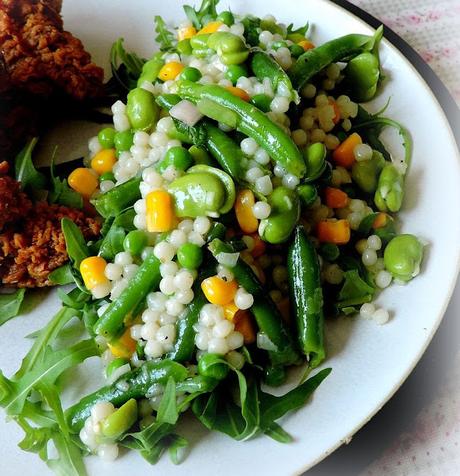 Bean, Corn and Couscous Salad