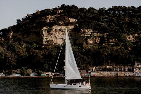 Romantic Sailboat Wedding Sunset Lisbon