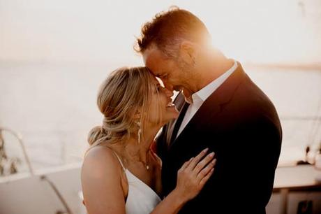 Romantic Sailboat Wedding Sunset Lisbon