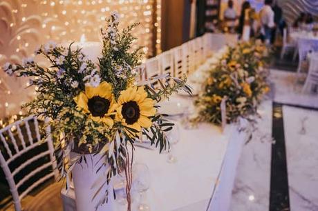 Rustic Fall Wedding Lefkada Sunflowers