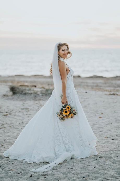 Rustic Fall Wedding Lefkada Sunflowers