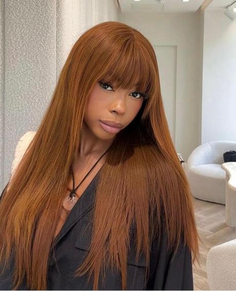 Ginger Wig with Bangs for Soft and Stylish Everyday Looks Ginger Wig with Bangs for Soft and Stylish Everyday Looks
