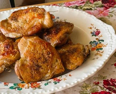 Perfectly Roasted Chicken Thighs