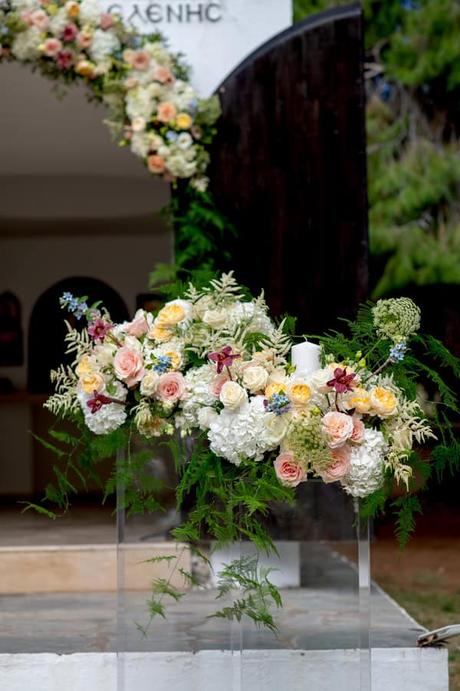 Romantic Fall Wedding Thessaloniki Breathtaking Florals Timeless Details