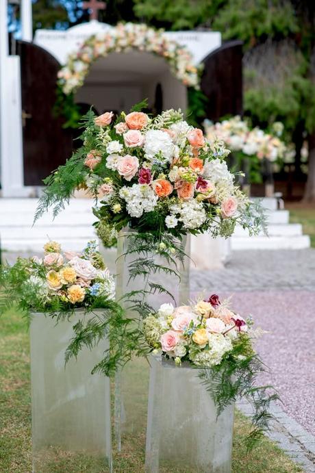 Romantic Fall Wedding Thessaloniki Breathtaking Florals Timeless Details