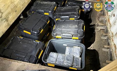 Raid on secret bunker uncovers Australia’s biggest cocaine haul in history Australia cocaine