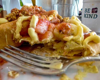 Breakfast crepe at Turning Point
