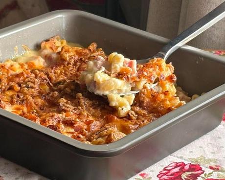 Macaroni Cheese Ham Casserole