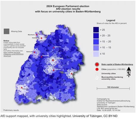 Far-right support in Germany Far-right support in Germany