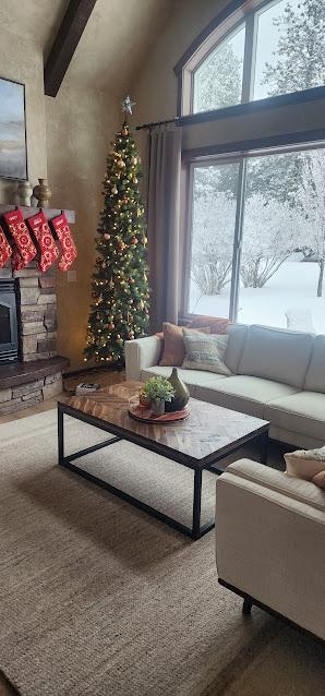 Mid-century modern coffee table Brown best price using Google Lens