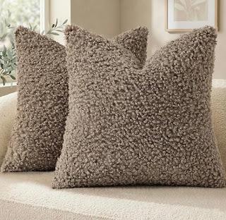 Textured throw pillows for your home decor Mossy green